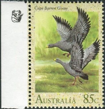 1991 AUS - SG1281a 85¢ Cape Barren Goose 1K Reprint (Left) MNH